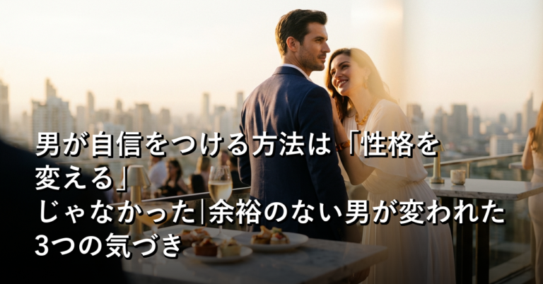 本命の前でだけ別人になる。あの「余裕のなさ」は、性格のせいじゃなかった