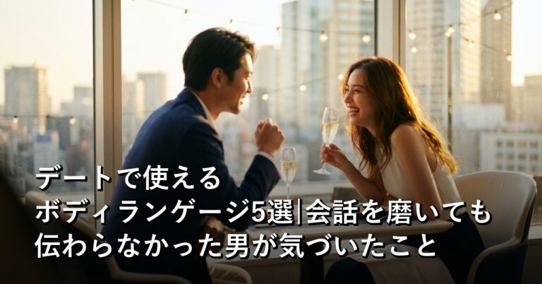 会話を磨いても伝わらなかった男が、「足の向き」に気づいた話