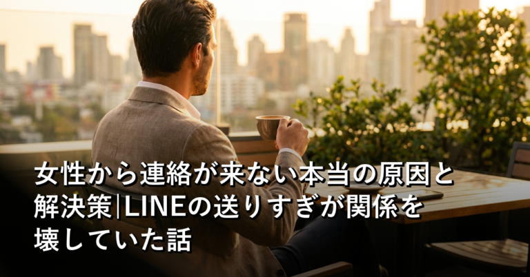 向こうから連絡が来ない理由を、ぼくは毎晩せっせと作り続けていた
