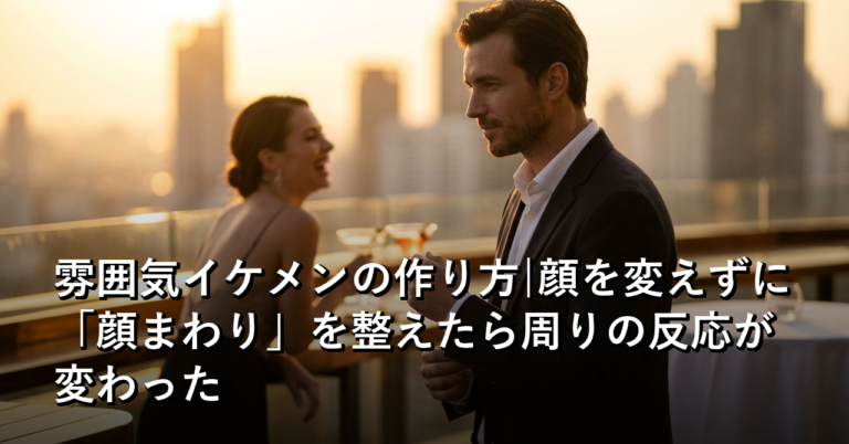 「雰囲気イケメン」は顔じゃなくて「顔まわり」で作れる