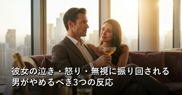 泣かれたら謝る。怒られたら黙る。無視されたら追う——全部、逆だった