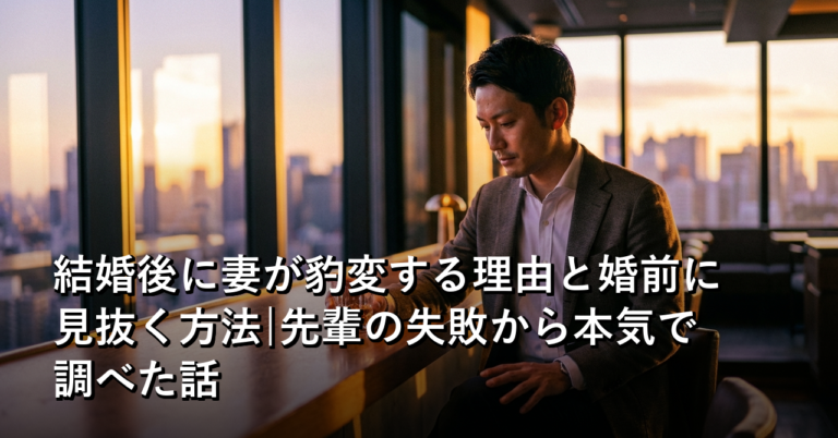 「結婚後に別人になった」先輩の話が怖くて、本気で調べた