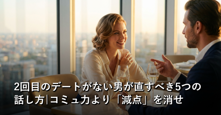 2回目のデートがない男が直すべき5つの話し方|コミュ力より「減点」を消せ